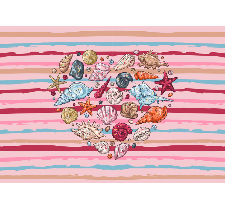 Sea love animal wall mural - TenStickers