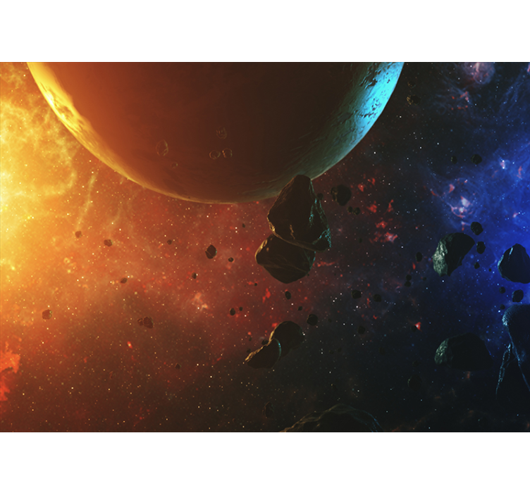 Celestial Greenery Display waterfall mural - TenStickers