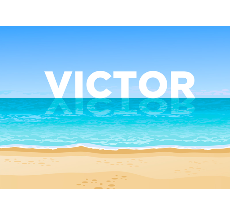 Beach With Water sea mural - TenStickers