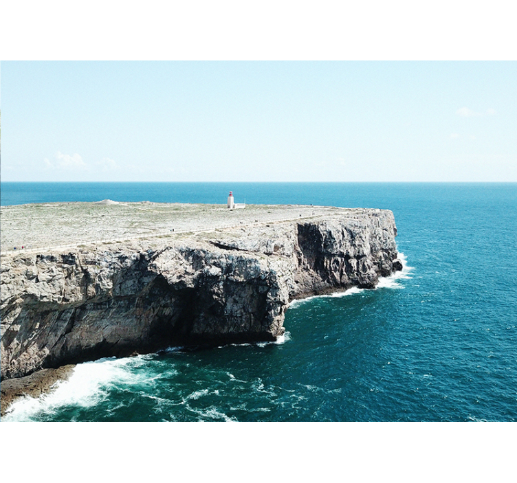 Coastal Cliffs View landscape mural wallpaper - TenStickers