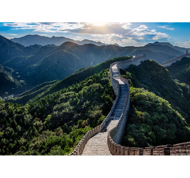 Majestic Great Wall landscape mural wallpaper - TenStickers