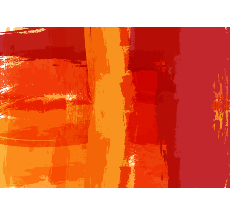 Vibrant Brush Strokes abstract wall mural - TenStickers