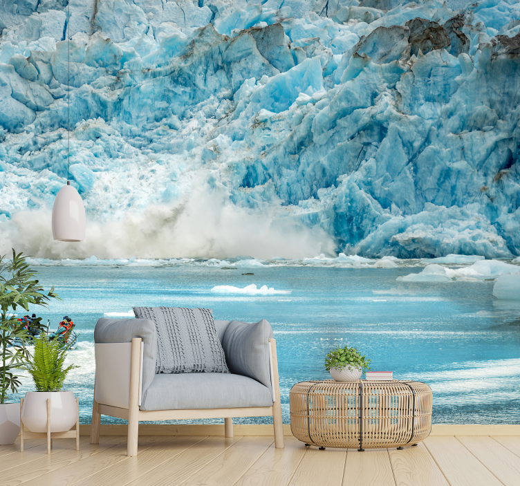 Alaska Ice sea wall mural - TenStickers