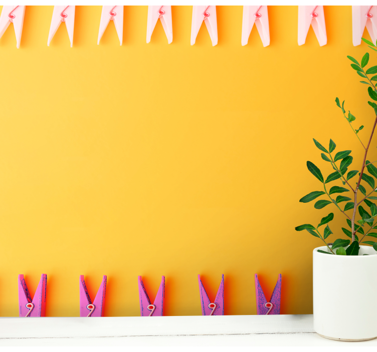 Animal wall mural colorful clip display - TenStickers