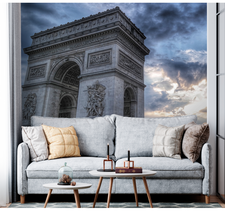 Arc de Triomphe View paris wall mural - TenStickers