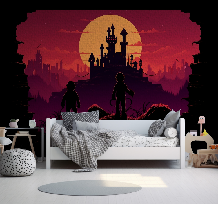 Castle world Teenage wall mural - TenStickers