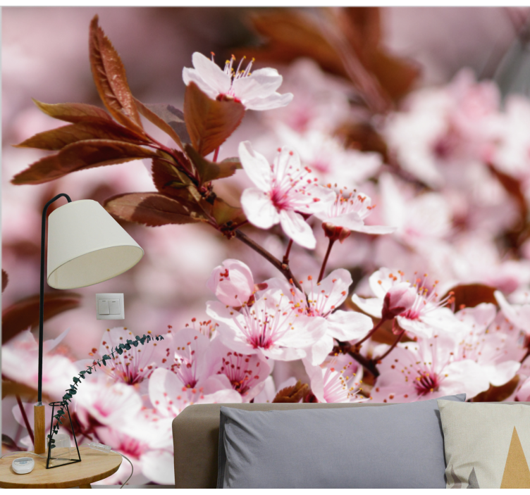 Cherry Blossom Elegance flower mural - TenStickers
