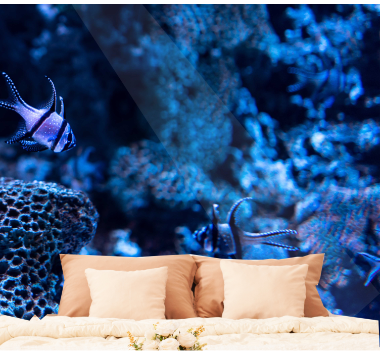 Coral Reef Fish animal wall mural - TenStickers