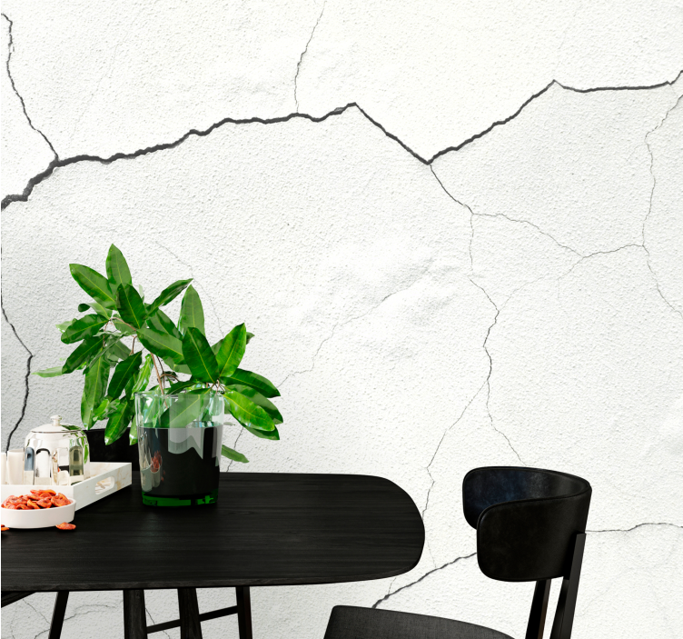 Cracks wall mural for bedroom - TenStickers