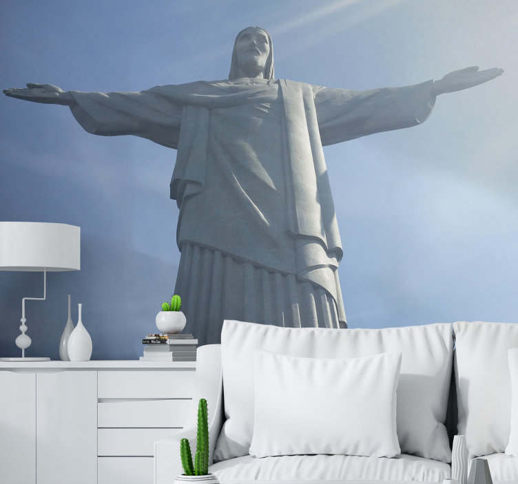 Cristo Redentor wall mural - TenStickers