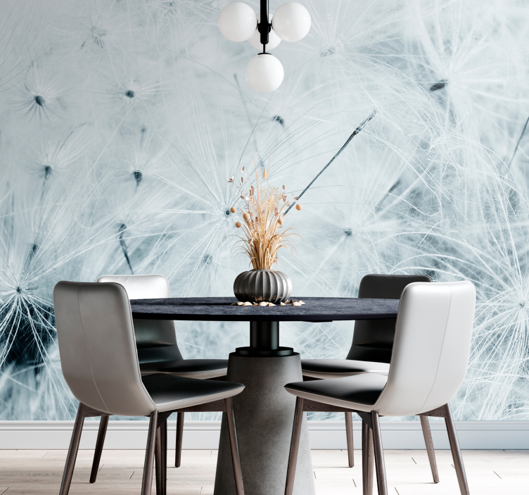 Dandelion mural delicate dandelion seeds - TenStickers