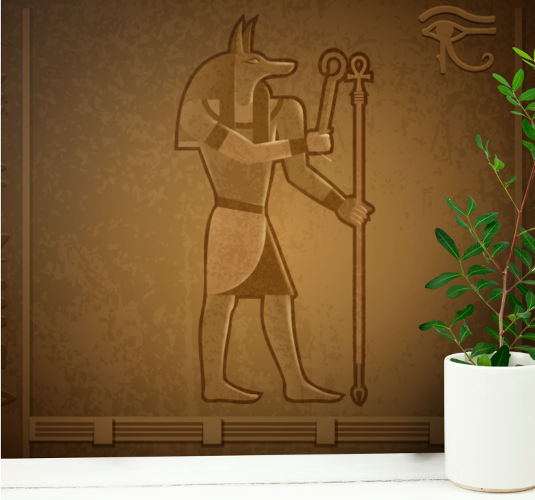 Egyptian Mythologie God Seth Desert Wall Mural - TenStickers
