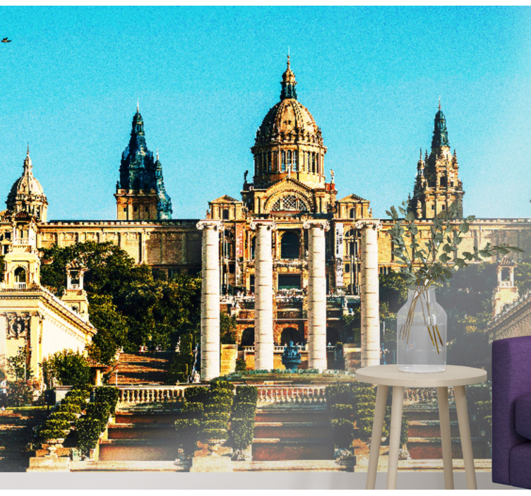 National Catalan Museum Barcelona mural - TenStickers