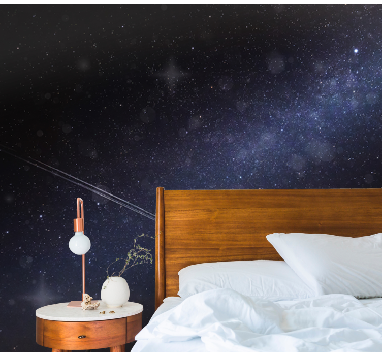 Galaxy full of stars space wall mural - TenStickers