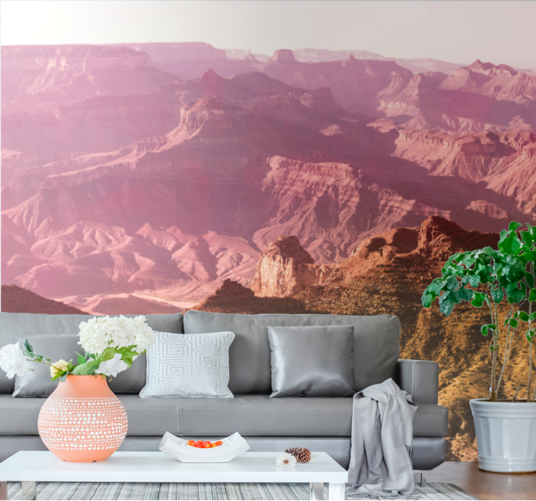 Grand canyon aesthetic colour nature wall mural - TenStickers