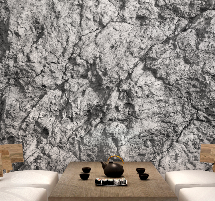 Imitation stone wall mural - TenStickers