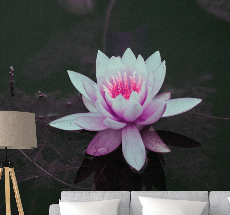 Lotus Blossom Elegance wall mural - TenStickers