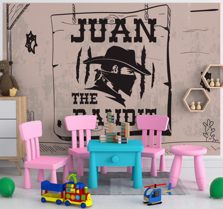 Mural quote personalized bandit design - TenStickers