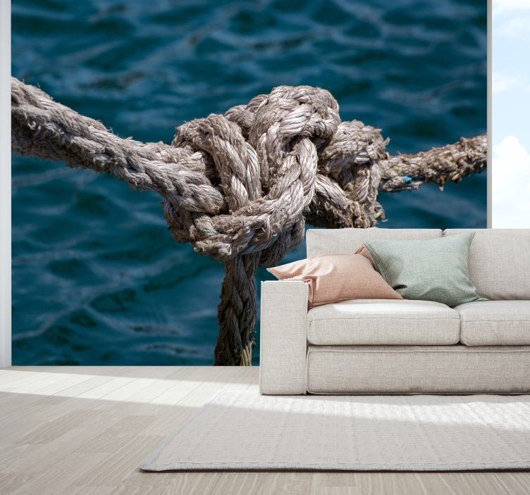 Nautical Knot Strength sea mural - TenStickers
