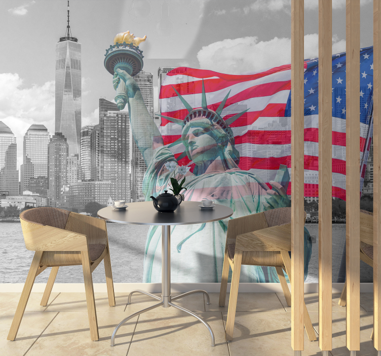 New York Statue of Liberty new york wall mural - TenStickers