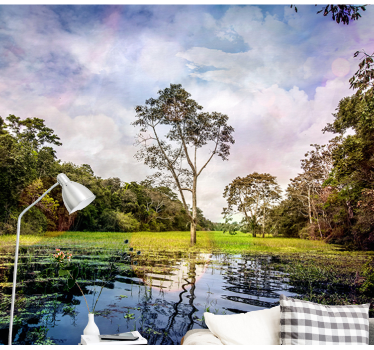 Pacaya Samiria national reserve nature mural - TenStickers