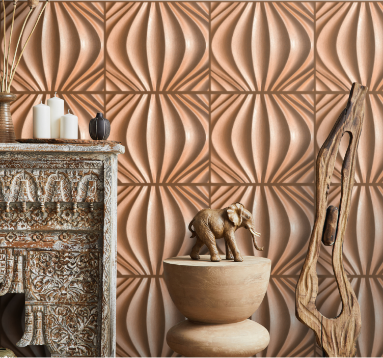 Sand effect 3D Wall Mural - TenStickers