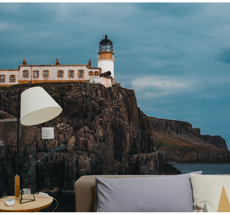 Scottish Lighthouse under the sea mural - TenStickers