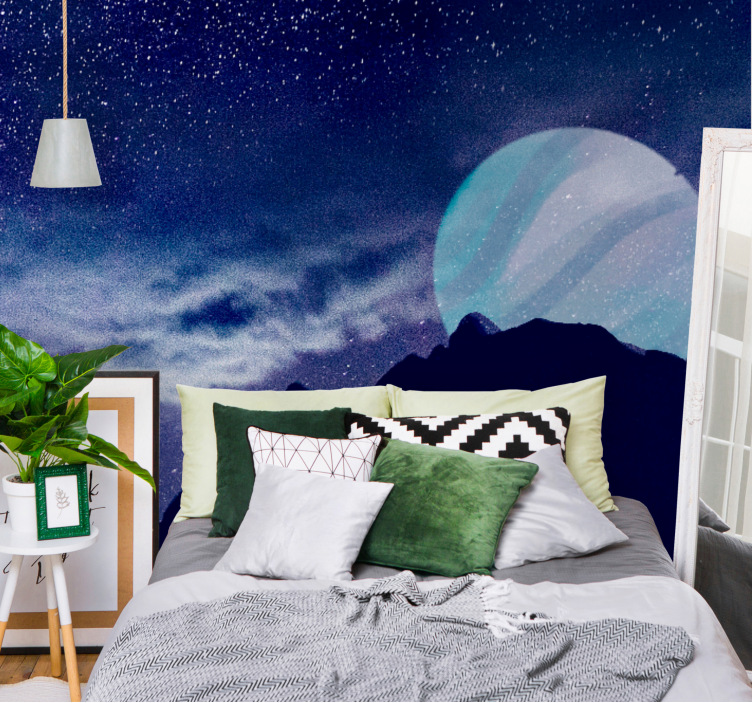 Space mural celestial night sky - TenStickers