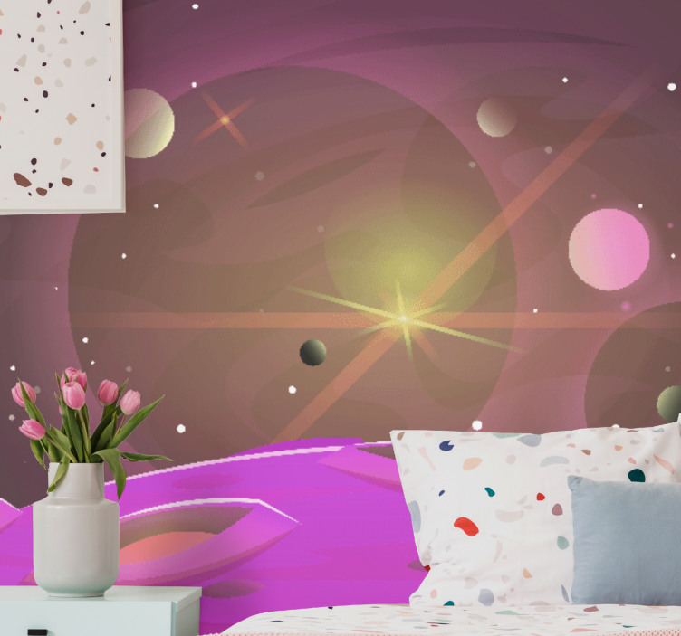 Space mural cosmic celestial viewpoint - TenStickers