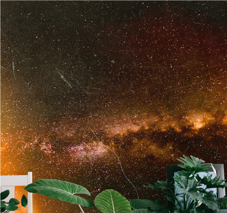 Space mural cosmic galaxy splendor - TenStickers