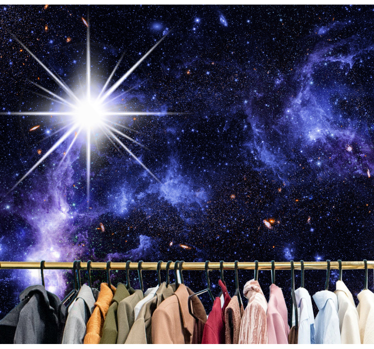 Space mural cosmic starfield adventure - TenStickers