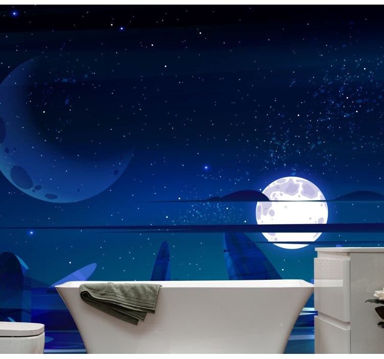 Space mural heavenly night sky - TenStickers