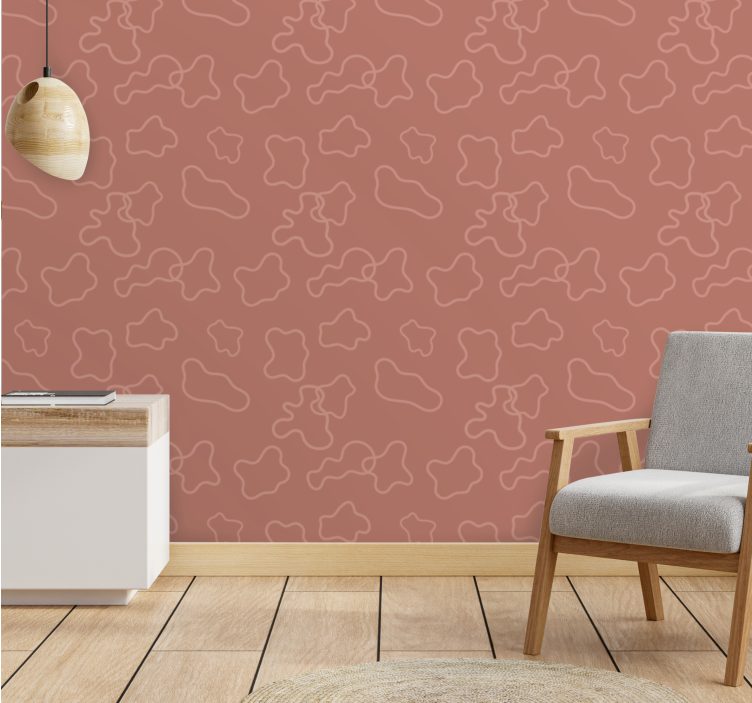 Texture wall mural natural form arrangement - TenStickers