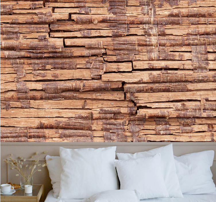 Textured Layers stone wall mural - TenStickers