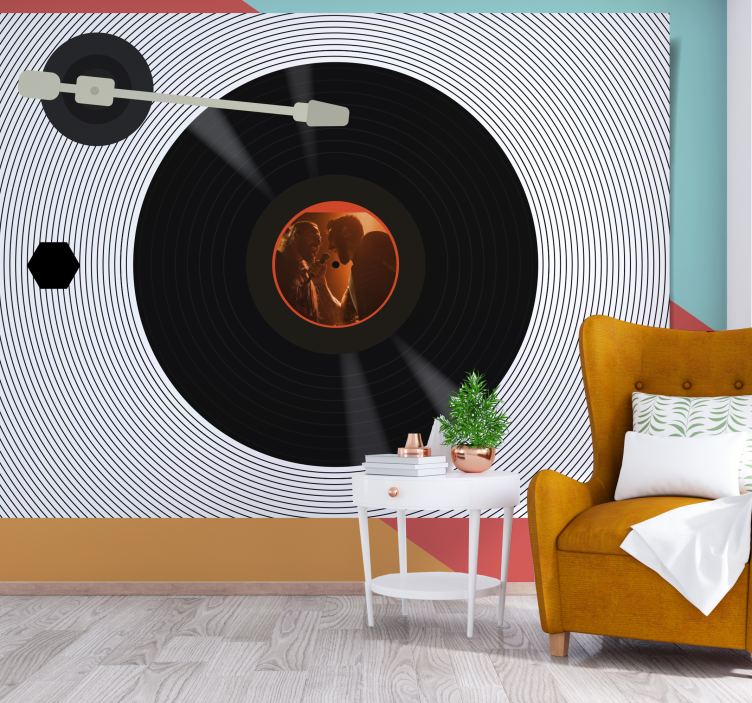 Wallpaper Record custom wall mural - TenStickers