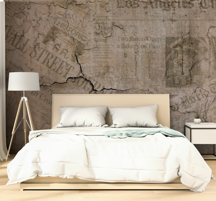 Weathered old texture wall mural - TenStickers