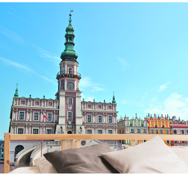 Zamość City  Road wall mural - TenStickers