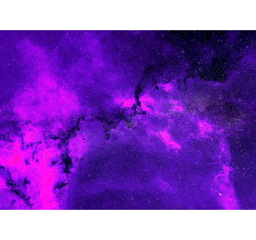Nebula in purple wall Mural - TenStickers