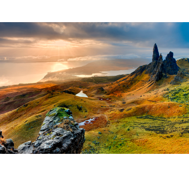 Isle of Skye nature landscape wall mural - TenStickers
