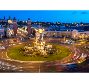Barcelona Plaza de España Lounge Photo Wallpaper - TenStickers