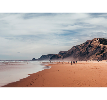 Gray Summer landscape wall mural - TenStickers