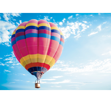 Vintage balloon race vintage photo wallpaper - TenStickers