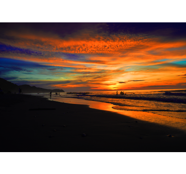 Ecuador beach nature sea wall mural - TenStickers