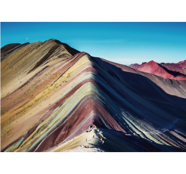 Multicolor Peruvian  desert mural wallpaper - TenStickers