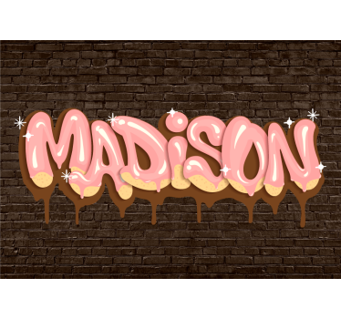 Darkly sparkly graffiti custom murals - TenStickers
