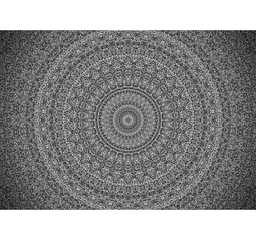 Intricate Circular Pattern mandala wall mural - TenStickers