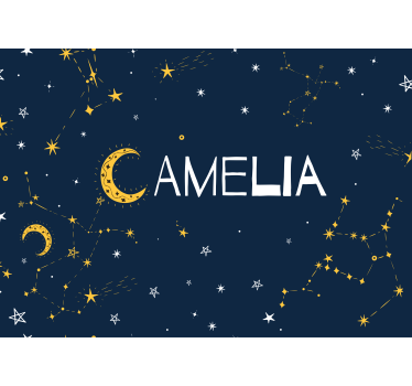 Cosmic Starry Night space mural - TenStickers