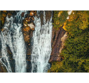 Waterfall mural grand cascade scene - TenStickers