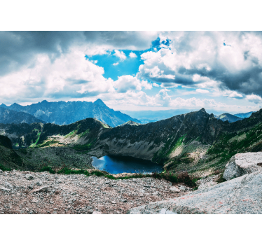 Polish mountains skyline  mountain mural - TenStickers