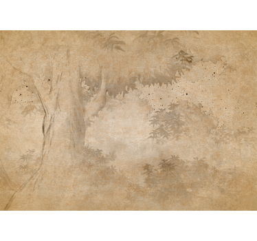 Vintage rainforest landscape   nature murals - TenStickers